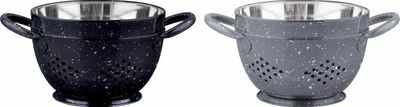 MagicHome cedník s misou 15,5 cm, nerez, sada 2 ks