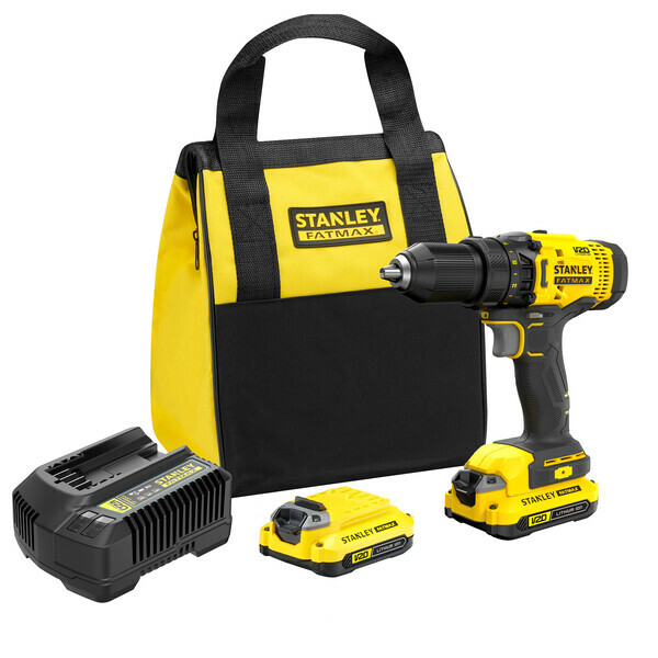 Stanley FatMax V20 SFMCD700C2S aku vrtačka 18V 2x1,5Ah aku
