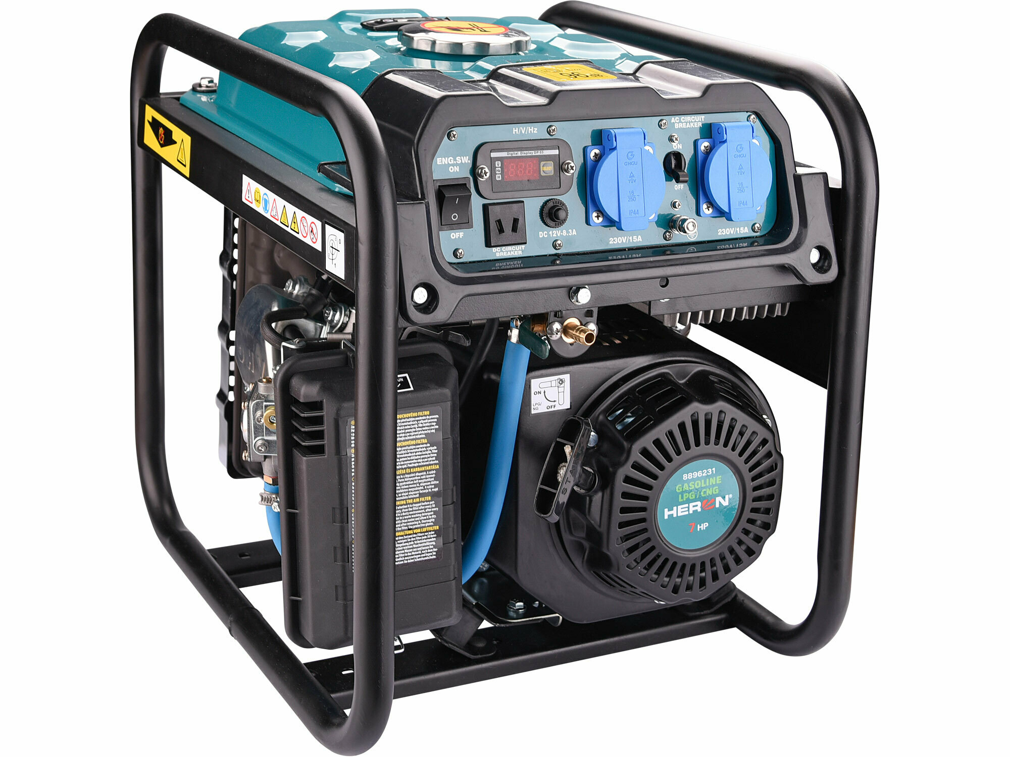 Heron elektrocentrála invertorová rámová hybridná, 1F, 3,5kW, 8896231