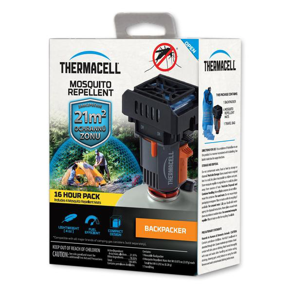 Thermacell Backpacker MR-BP, kempingový odpudzovač komárov, 23428