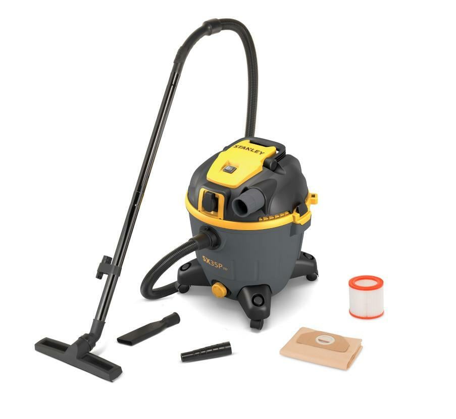 Stanley SXVC35PTDE priemyselný vysávač na mokré a suché vysávanie 35L