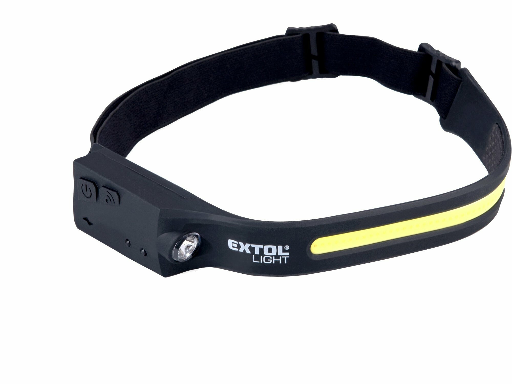 Extol Light nabíjateľná čelovka 350lm, COB + XPE LED, 1,2Ah 43186