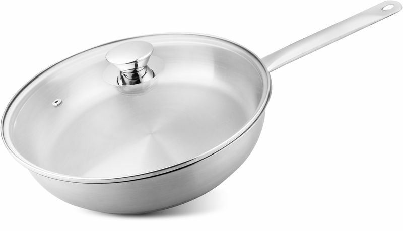Panvica MagicHome Chloe, 26 cm, 3,2 lit., so sklenenou pokrievkou, nerez