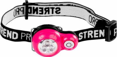 Strend Pro Headlight detská čelovka ružová LED, 15 lm, mini, 2172846R