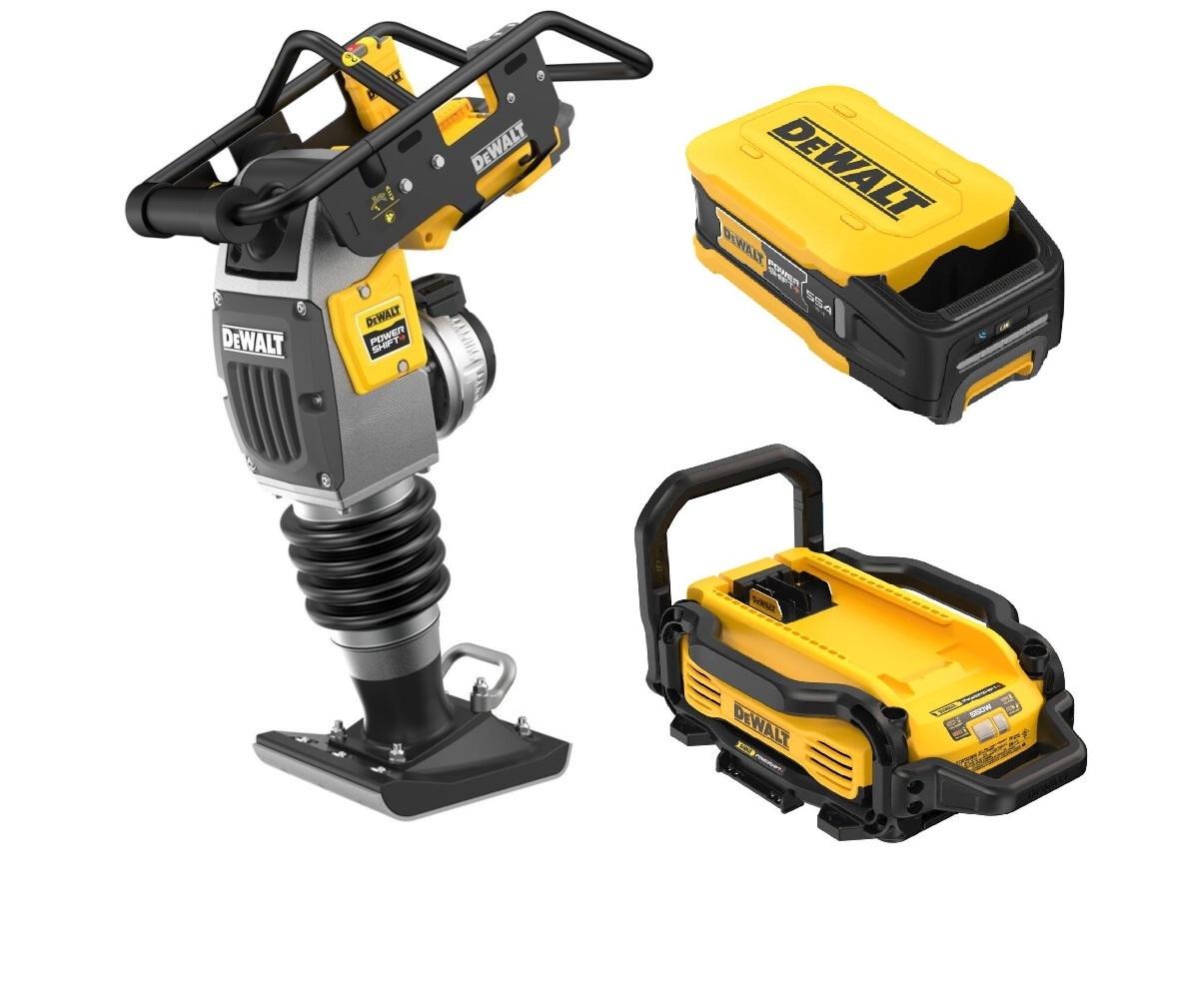 DeWalt Powershift DCPS660PS1 aku vibračný pech 1x aku + nabíjačka