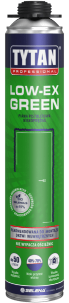 Tytan Low-Ex Green nízkoexpanzná PU pena 750ml