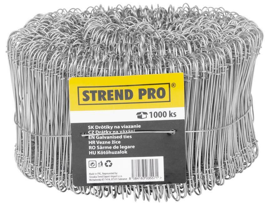 Strend Pro viazací drôt 1.1x100mm, 1000ks, ZN