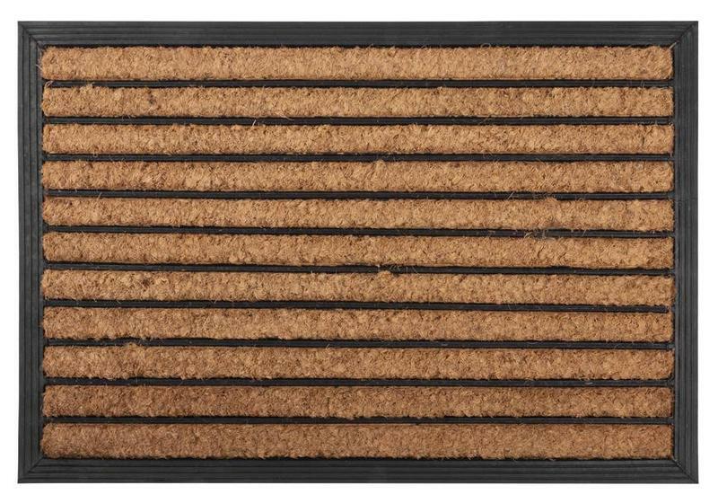 Rohožka MagicHome RBC 129, Lines, 40x60 cm, guma/kokos