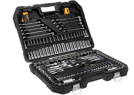 DeWalt gola sada metrické a cólové hlavice a kľúče 205-dielna