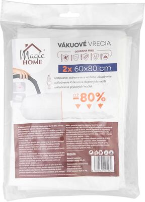 Vak Vrece MagicHome, vákuové, s odsávaním 60 x 80 cm, bal 2 ks