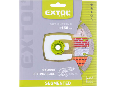 Extol Craft diamantový rezný kotúč segmentový na betón a tehlu 150mm 903033
