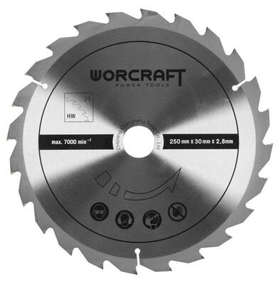 Worcraft TS-2000A, stolová píla na drevo 250mm 2000W, 1130550