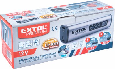 Extol Premium kompresor akumulátorový 8891510
