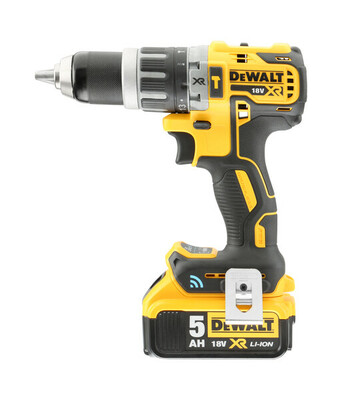DeWalt Tool Connect DCD797P2B aku príklepová vŕtačka 18V 2x5,0Ah aku