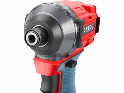 Extol Premium SHARE20V aku rázový uťahovák bezuhlíkový 1/4", 230Nm, 20V 1x2,0Ah aku