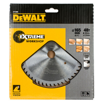 DeWalt DT1086 pílový kotúč na laminát 165x20mm, 48z