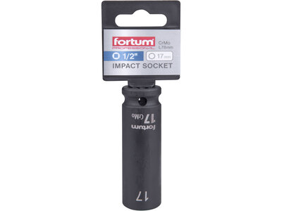 Fortum nástrčný rázový kľúč 1/2'', 17mm, 4703217