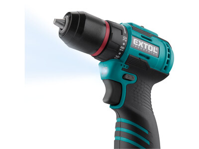 Extol Industrial aku vrtačka 50Nm, 16V 2x2,0Ah aku 8791152
