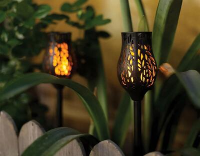Lampa Strend Pro Garden, tulipán, 12x LED, 8x8x53 cm, bal. 2ks