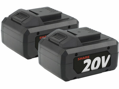 Extol Industrial Share20V fúrik na aku pohon dvojkolesový, max. 260kg, 2x6,0Ah aku 8791940