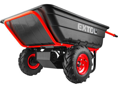Extol Premium aku vozík dvoukolový, 1x 40V/6Ah, 225l, max. 400kg, 8891592