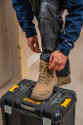 DeWalt pracovná obuv Ludlow s oceľovou špicou, vysoká vodotesná veľkosť 46