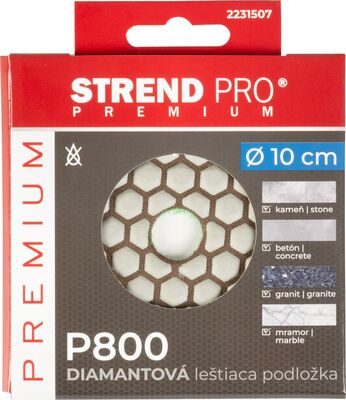 Strend Pro Premium, diamantový leštiaci kotúč 100 mm, P800
