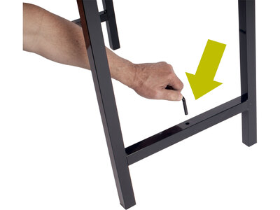 Extol Craft pracovný stôl skladací, 100x80cm, doska 18mm, max. 100kg