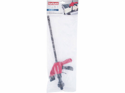 Frotum stolárska svorka vertikálna pre pracovný stôl, 250x60mm, uchytenie ø20mm