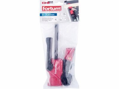 Fortum stolárska svorka horizontálna pre pracovný stôl, uchytenie ø20mm