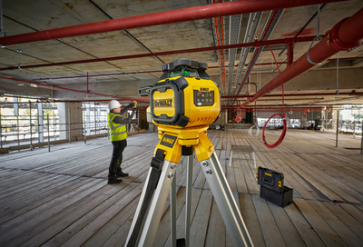 DeWalt DCLE15221GL rotační laser se zeleným paprskem, 600m