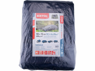 Extol Premium zakrývacia plachta PE 200g/m2, 10x15m, extra hrubá, 8878215