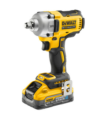 DeWalt DCF891H2T aku rázový uťahovák 18V 2x5,0Ah aku Powerstack 