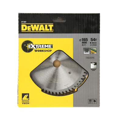 DeWalt DT1087 pílový kotúč pre ponornú pílu 165x20mm, 54z