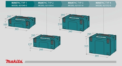 Makita box na nářadí Systainer 4 821552-6