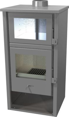 Kachle Horno, šedé, 9,7kW