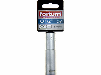 Fortum hlavica nástrčná 1/2", 16mm predĺžená 4700516