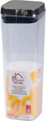 MagicHome dóza so silikónovým tesnením, stohovaica, 2100ml, 106x106x300 mm