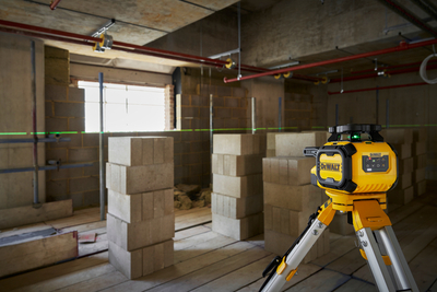 DeWalt DCLE15221G rotačný laser so zeleným lúčom, 600m