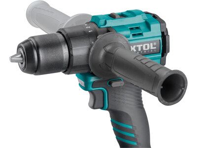 Extol Industrial Share20V aku príklepová vŕtačka bezuhlíková 20V,  2x 2Ah, 70Nm, 8791804