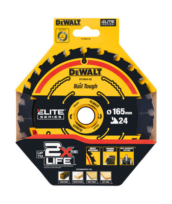 DeWalt Elite pílový kotúč pre aku píly 165x20mm 24z DT10624