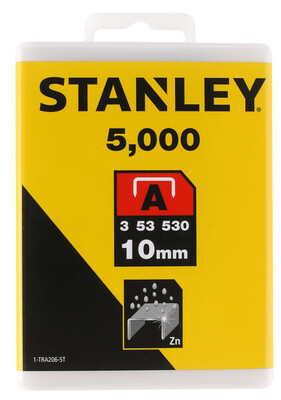 Stanley LD sponky 10mm - Typ A 5/53/530, 5000ks 1-TRA206-5T