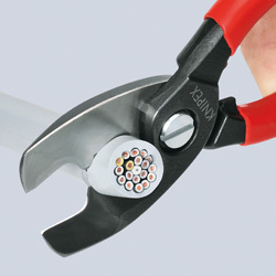 Knipex nůžky na kabely s multi-komponentními rukojeťmi 200 mm 9512200