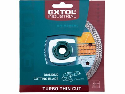 Extol Industrial kotúč rezný diamantový Turbo Thin Cut, 150mm, 8703043