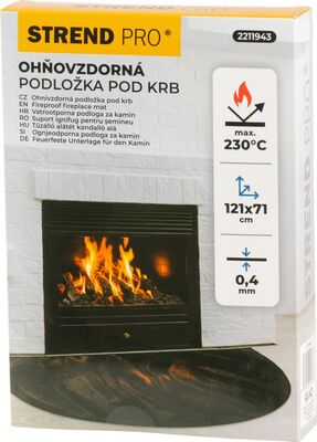 Podložka pod krb Strend Pro, max 230°C, 121x71x0,04 cm