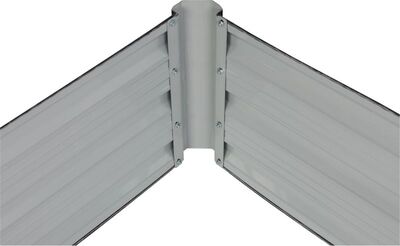 Strend Pro Garden, vyvýšený kovový záhon 120x90x30 cm, 3D dizajn, 2172893