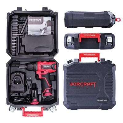 Worcraft CD-12LiA aku vŕtačka 12V, 2x1,3Ah aku 113113