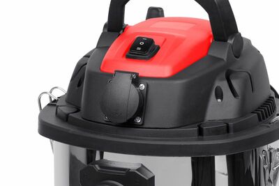 Strend Pro MWD206S priemyselný vzsávač s oklepom a  HEPA filtrom, 1200W