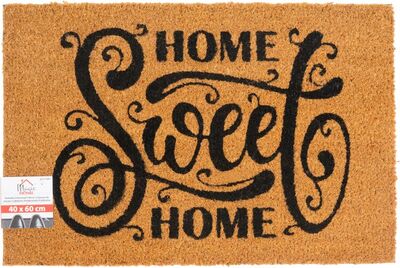 Rohožka MagicHome, pred dvere, Home sweet home, kokos/pvc, 40x60 cm