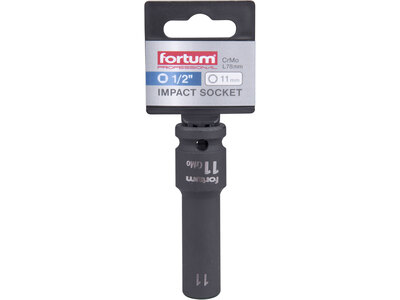 Fortum nástrčný rázový kľúč 1/2'', 11mm, 4703211